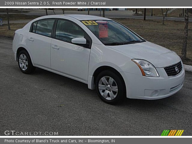 2009 Nissan Sentra 2.0 S in Fresh Powder White