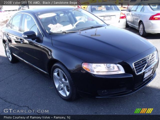 2008 Volvo S80 T6 AWD in Black