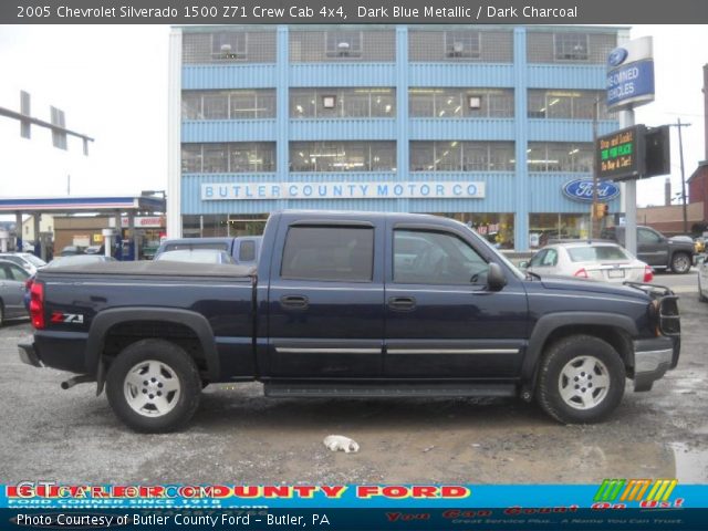 2005 Chevrolet Silverado 1500 Z71 Crew Cab 4x4 in Dark Blue Metallic