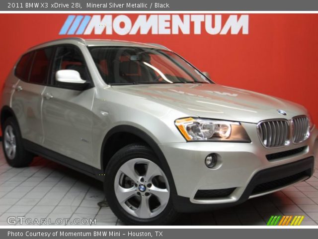 2011 BMW X3 xDrive 28i in Mineral Silver Metallic