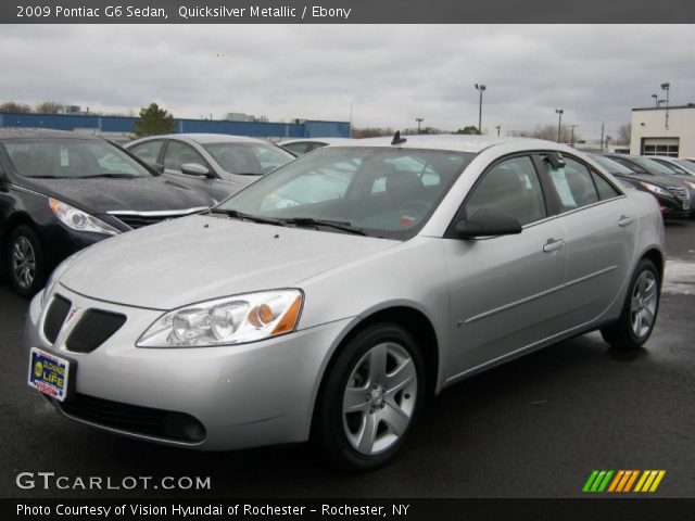 2009 Pontiac G6 Sedan in Quicksilver Metallic