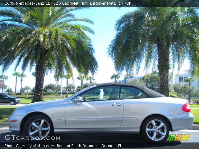 2005 Mercedes-Benz CLK 320 Cabriolet in Brilliant Silver Metallic