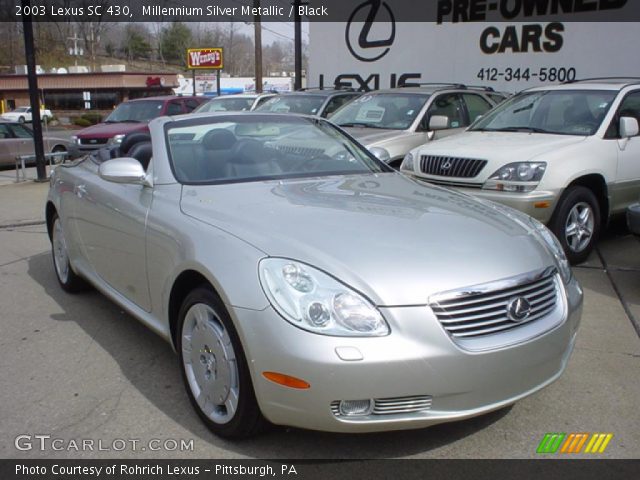 2003 Lexus SC 430 in Millennium Silver Metallic