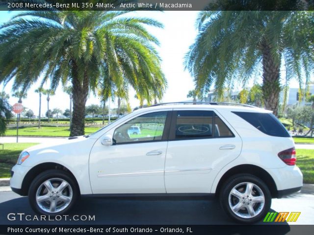 2008 Mercedes-Benz ML 350 4Matic in Arctic White
