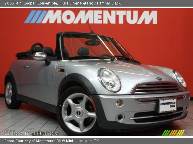 2005 Mini Cooper Convertible in Pure Silver Metallic