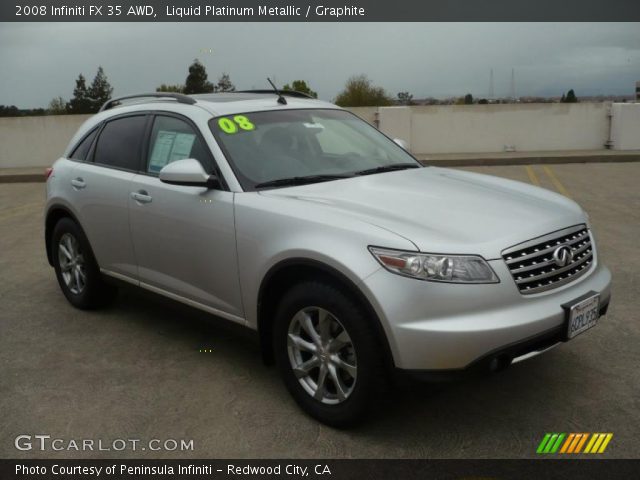 2008 Infiniti FX 35 AWD in Liquid Platinum Metallic