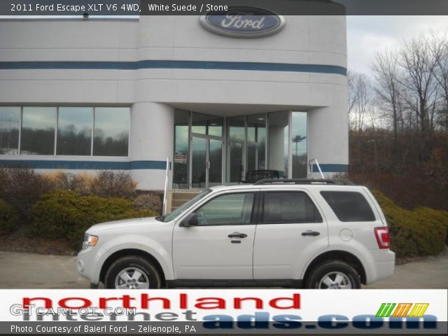 2011 Ford Escape XLT V6 4WD in White Suede