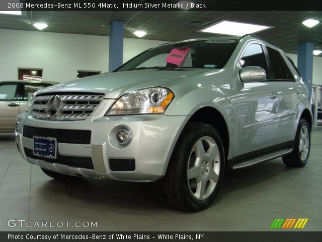 2008 Mercedes-Benz ML 550 4Matic in Iridium Silver Metallic