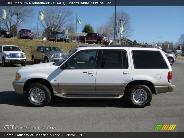 2000 Mercury Mountaineer V8 AWD in Oxford White