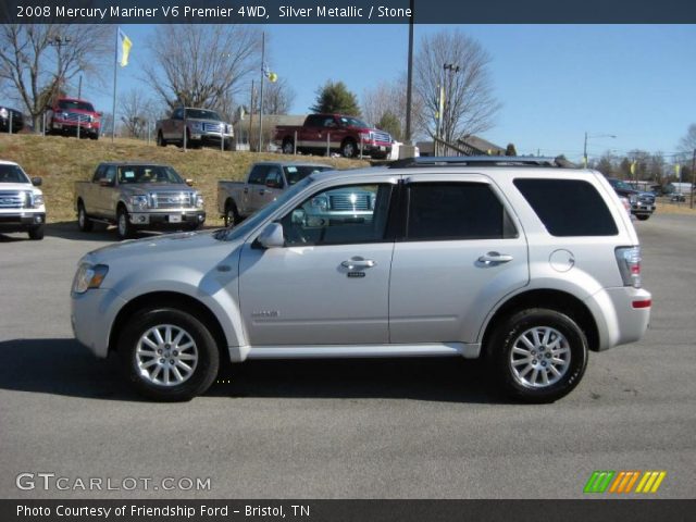 2008 Mercury Mariner V6 Premier 4WD in Silver Metallic
