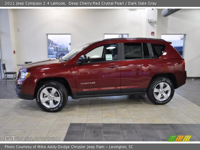 2011 Jeep Compass 2.4 Latitude in Deep Cherry Red Crystal Pearl