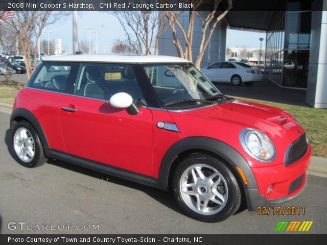 2008 Mini Cooper S Hardtop in Chili Red