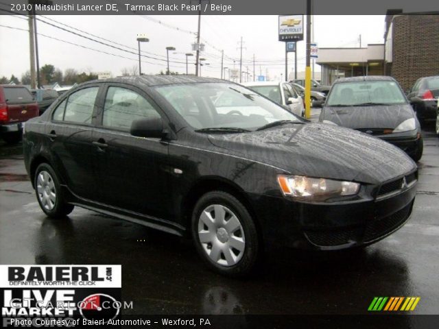 2010 Mitsubishi Lancer DE in Tarmac Black Pearl