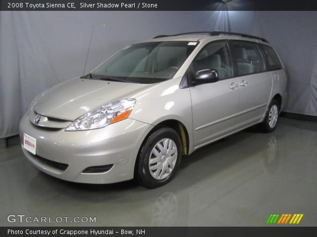 2008 Toyota Sienna CE in Silver Shadow Pearl