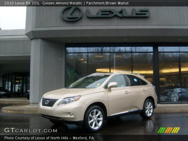 2010 Lexus RX 350 in Golden Almond Metallic