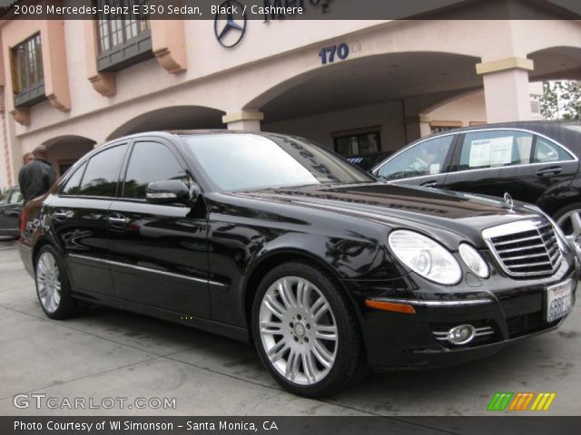 2008 Mercedes-Benz E 350 Sedan in Black
