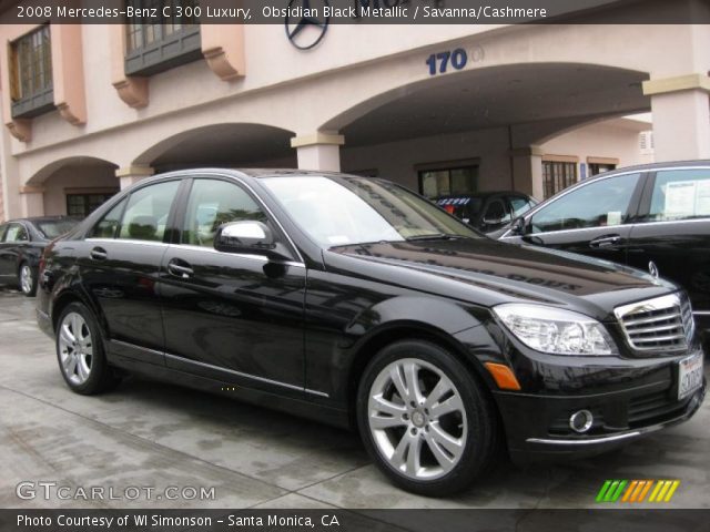 2008 Mercedes-Benz C 300 Luxury in Obsidian Black Metallic