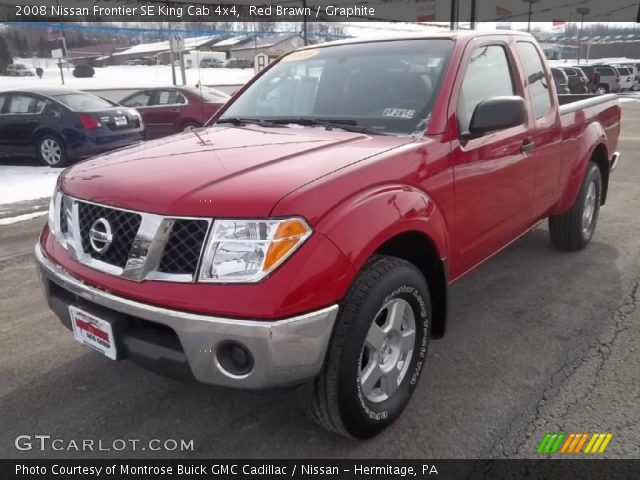 2008 Nissan Frontier SE King Cab 4x4 in Red Brawn