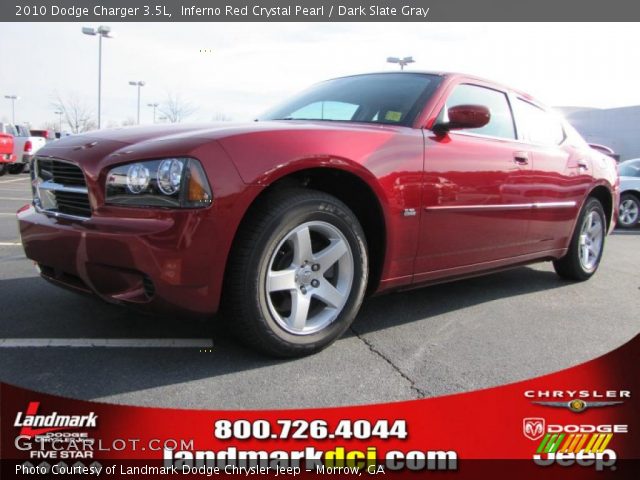 2010 Dodge Charger 3.5L in Inferno Red Crystal Pearl
