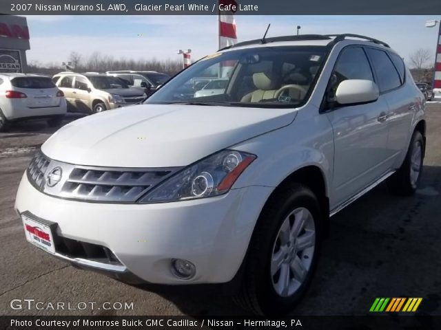 2007 Nissan Murano SL AWD in Glacier Pearl White