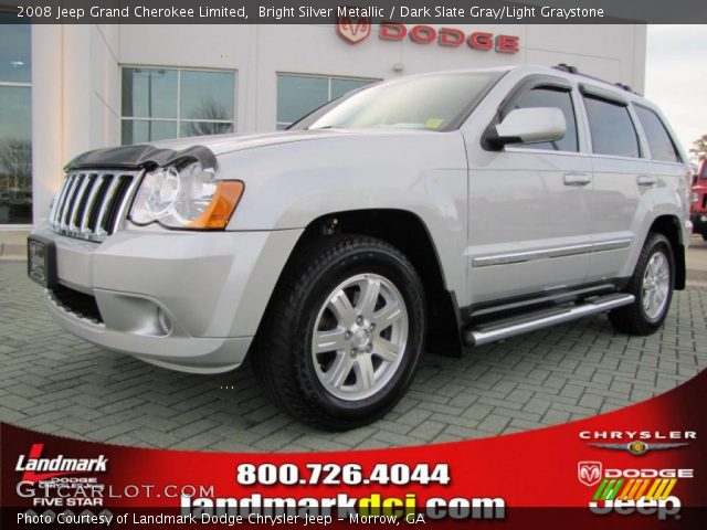 2008 Jeep Grand Cherokee Limited in Bright Silver Metallic