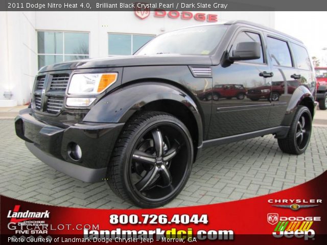 2011 Dodge Nitro Heat 4.0 in Brilliant Black Crystal Pearl