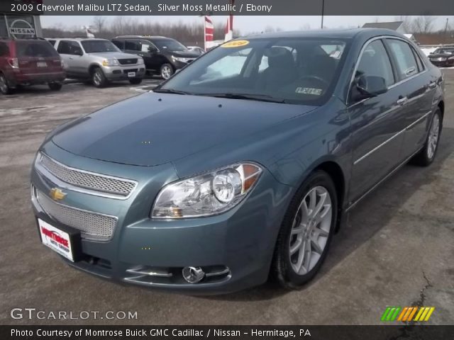 2009 Chevrolet Malibu LTZ Sedan in Silver Moss Metallic
