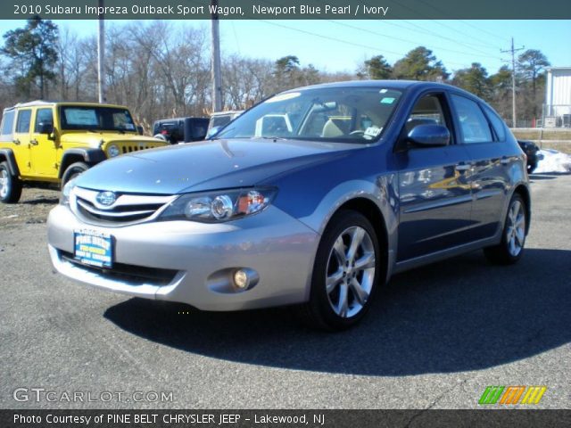 2010 Subaru Impreza Outback Sport Wagon in Newport Blue Pearl