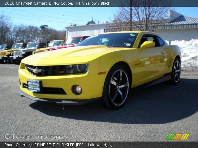 2010 Chevrolet Camaro LT/RS Coupe in Rally Yellow