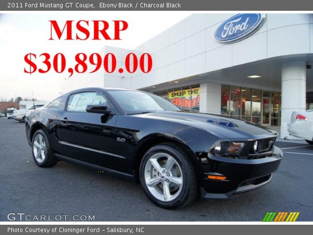 2011 Ford Mustang GT Coupe in Ebony Black