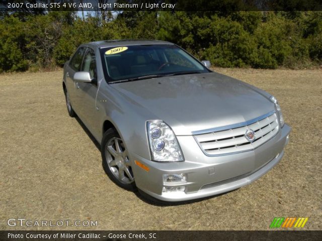 2007 Cadillac STS 4 V6 AWD in Light Platinum