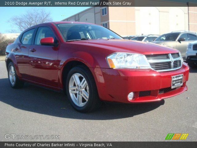 2010 Dodge Avenger R/T in Inferno Red Crystal Pearl