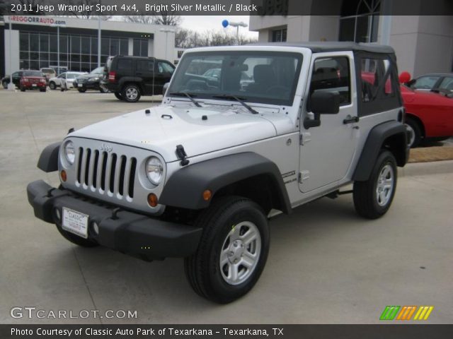 2011 Jeep Wrangler Sport 4x4 in Bright Silver Metallic