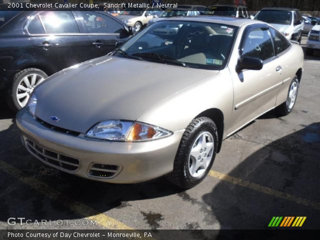 2001 Chevrolet Cavalier Coupe in Sandrift Metallic