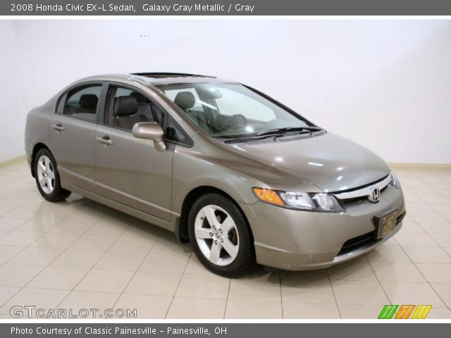 2008 Honda Civic EX-L Sedan in Galaxy Gray Metallic