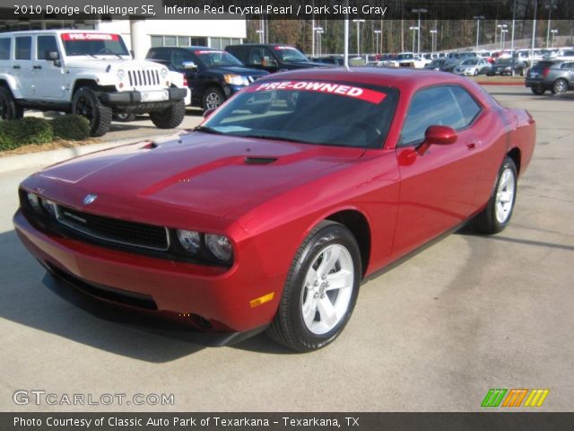 2010 Dodge Challenger SE in Inferno Red Crystal Pearl