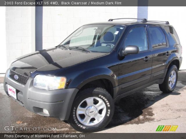 2003 Ford Escape XLT V6 4WD in Black Clearcoat