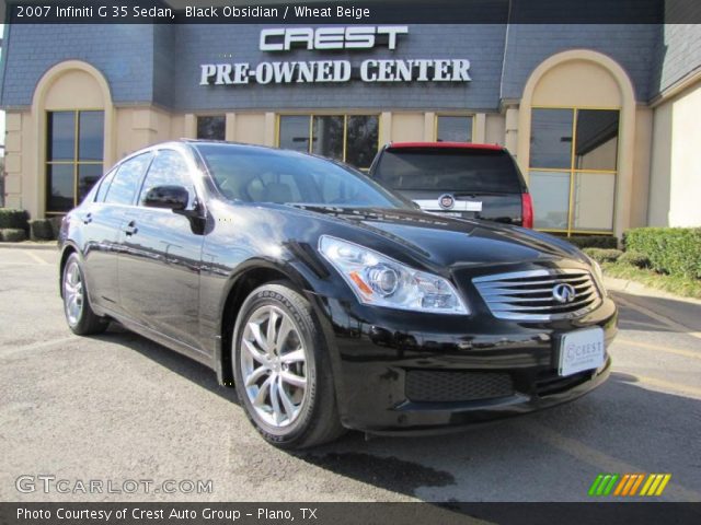 2007 Infiniti G 35 Sedan in Black Obsidian