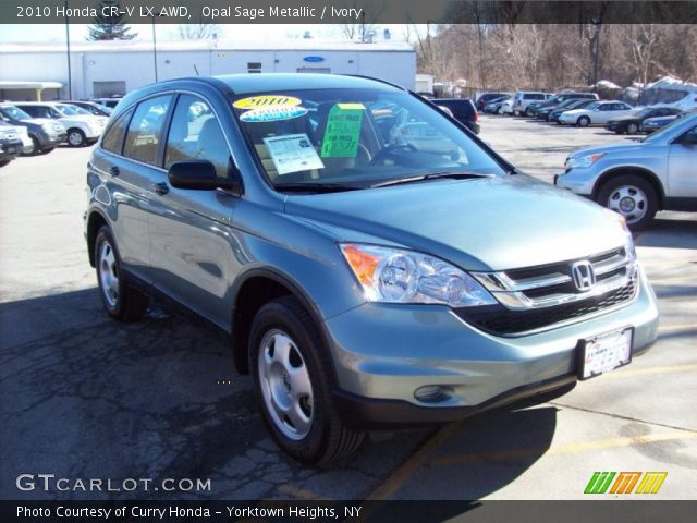 2010 Honda CR-V LX AWD in Opal Sage Metallic