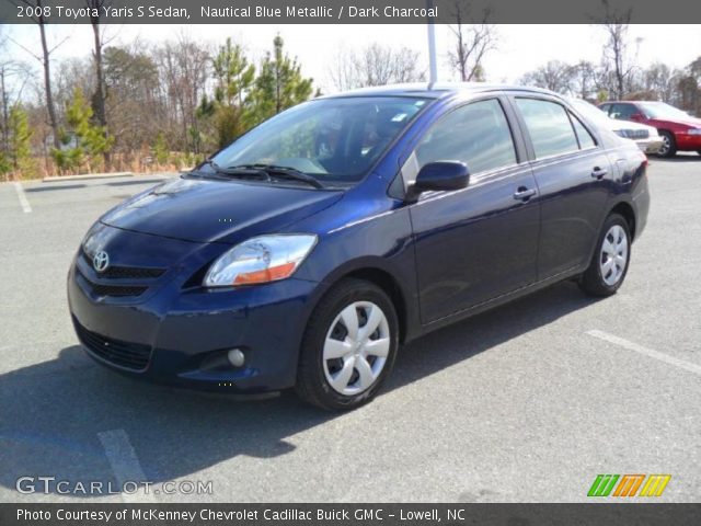 2008 Toyota Yaris S Sedan in Nautical Blue Metallic