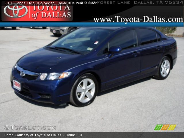 2010 Honda civic royal blue pearl #6