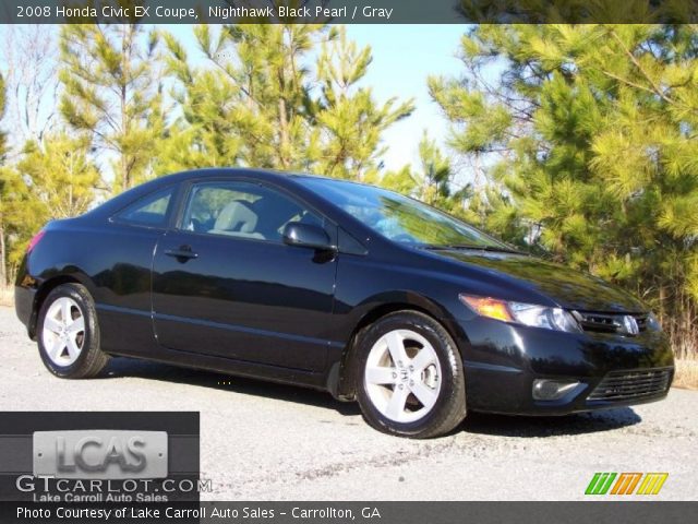 2008 Honda Civic EX Coupe in Nighthawk Black Pearl