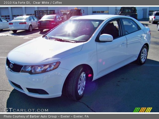 2010 Kia Forte EX in Clear White