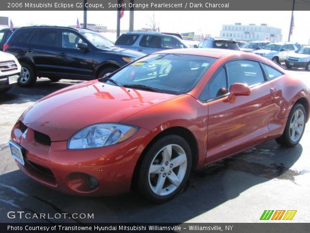 2006 Mitsubishi Eclipse GS Coupe in Sunset Orange Pearlescent