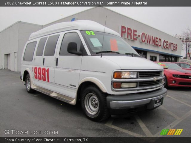 2002 chevrolet express 1500 conversion van