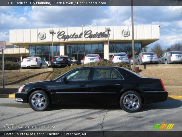 2010 Cadillac DTS Platinum in Black Raven