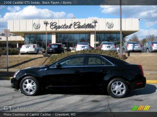 2008 Cadillac CTS Sedan in Black Raven