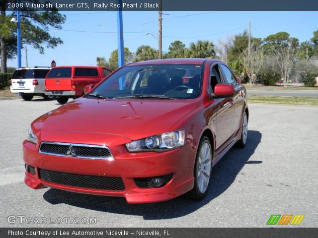 2008 Mitsubishi Lancer GTS in Rally Red Pearl