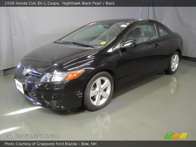 2008 Honda Civic EX-L Coupe in Nighthawk Black Pearl