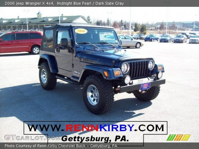 2006 Jeep Wrangler X 4x4 in Midnight Blue Pearl